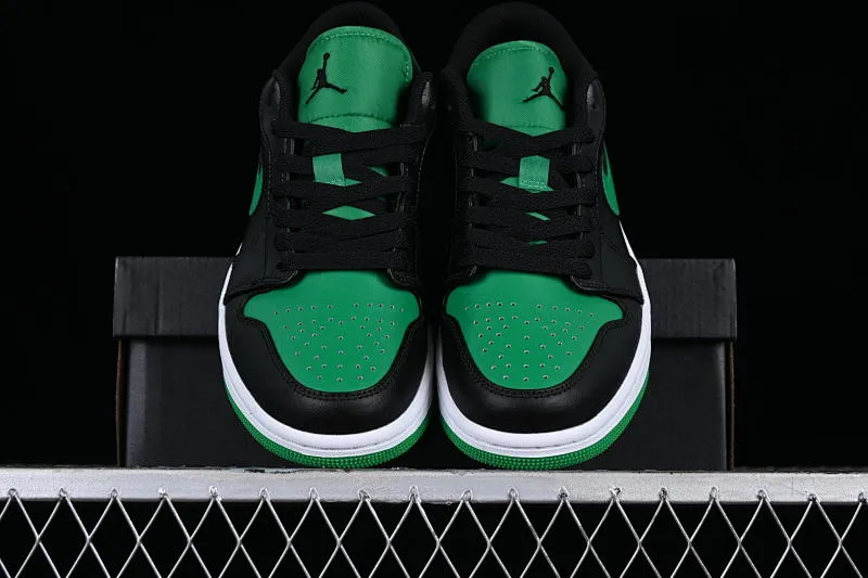 All categories Air Jordan Jordan series basketball shoes Air Jordan 1 Low G version pure original Air Jordan 1 Low "Lucky Green" AJ1 Joe 1 black green low-top basketball shoes 553558-065